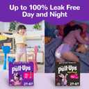 Pull-Ups Girls' Nighttime Potty Training Pants, Training Underwear, 3T-4T (32-40 lbs), 60 Ct