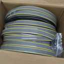 Hopegiver Sprinkler Soaker Hose 50ft 4-Pack Yard, Sprinkler Hose 200 ft for Lawn Water Saving with Stakes, Drip Irrigation Hoses Garden Watering System (Grey)