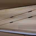 Solid Pine Wire Shelf Covers, 12" D x 29" L, Tool-Free Pantry Rack, 29" Length