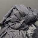 Homelike Moment California King Comforter - Grey Duvet Insert Down Alternative Bed Comforter, Lightweight Bedding Comforters Cal King Size Quilted Soft All Season Reversible Dark Gray/Light Grey