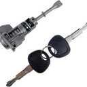 Front Door Lock Cylinder Set Kit w/ 2 Keys | Fit for 2011 2012 2013 2014 2015 Hyundai Elantra 1.8L 2.0L Left Driver Side Door Lock Set LH | OE 81970-3XA00 819703XA00