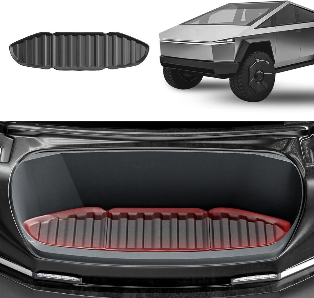 Frunk Mat for 2024 2025 Tesla Cybertruck Accessories,All Weather Anti-Slip Front Truck Waterproof Mat for Tesla Cybertruck Interior Accessories