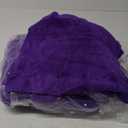 Shimeyao 30 Pcs Edgeless Microfiber Plush Towels for Cars Detailing Drying Wash Polishing Absorbent Cleaning Cloths, 500 GSM, 16 x 16 Inch(Purple)