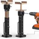 Camper Slide Out Support Jacks 2 PCS 13"-26" RV Slide Out Stabilizer Jacks(Electric Drill Adjust),Travel Stabilizer Jacks Stand, Supports Up to 5,000 lbs,Aluminum Gear Box