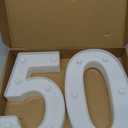50th Birthday Decorations Woman Man,Marquee Numbers for 50th Wedding Anniversary Decorations,Light Up Numbers 50 Sign for Party Backdrop Wall Decor,50 Birthday Centerpieces Table Decoration