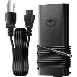 130W 4.5mm Round Tip AC Adapter Laptop Charger Dell XPS 15 7590 9530 9550 9560 9570 Compatible with Inspiron 7348 Precision 5510 5520 5530 5540 HA130PM130 0V363H DA130PM130 06TTY6 Power Supply Cord