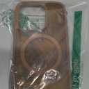 SUPFINE Magnetic for iPhone 16 Pro Case (Compatible with MagSafe) (Military Grade Drop Protection) Slim Translucent Matte Shockproof with Anti-Fingerprint Phone Case, Brown