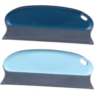 2Pcs Pet Hair Removal Brush Lint Cleaning Tool for Clothing Blankets and Furniture Soft Non Scratching TPR Material Removal Area