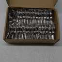 Ravinte 30 Pack 15 Pairs 1/2 inch Overlay Soft Close Hinges for Kitchen Cabinet Hinges Satin Nickel Hidden Hinges Stainless Steel Concealed Hinge self Closing