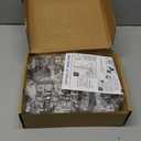 KONIGEEHRE 20 Pack Soft Close Cabinet Door Hinges for 1/2" Partial Overlay Cupboard, 100 Degree Opening Angel, Stainless Concealed Kitchen Cabinet Hinges with Mounting Screws and Manual