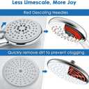 ROVOGO Shower Panel Tower System - Use 4 Functions at the Same Time: Rain Shower, Handheld, Body Jets and Tub Spout, 304 Stainless Steel Shower Column with Adjustable Head, Brushed