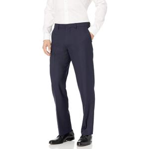 Amazon Essentials Men's Classic-Fit Wrinkle-Resistant Stretch Dress Pants (34W x 30L, Navy)