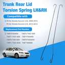 Trunk Rear Lid Torsion Spring LH&RH Fit for Honda Accord 3.5L 2008-2010