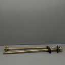 H.VERSAILTEX Window Curtain Rods for Windows 28 to 48 Inches Adjustable Decorative 3/4 Inch Diameter Single Window Curtain Rod Set with Classic Finials, Champagne Gold