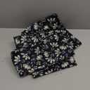 Vintage Flower Pillow Covers 18x18 Set of 2 Rustic Cute Small Floral Black Brown Old Style Decorative Throw Pillows Outdoor PillowCase Farmhouse Linen Cushion Case Decor for Home Sofa Couch Bed