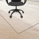 Office Chair Mat for Carpet and Hardwood Floors, 48 x 36 Inch, 0.15" Thick, Heavy Duty Hard Chair Mat Non-Slip with 8 Pads, Odorless, Easy Clean