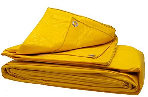 15 Ft. X 15 Ft. High Visibility Yellow Tarp - 3.3 Oz.