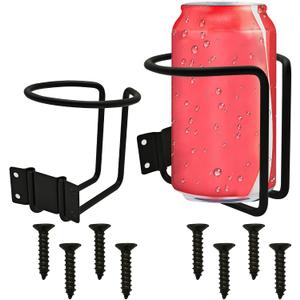 2 Pack Boat Cup Holders,Wall Mount Cup Holder for Drinks, Universal Drinks Holders for Marine Boat,Pontoon,Yacht,Truck,RV