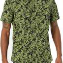 Amazon Essentials Men's Standard-Fit Short-Sleeve Two-Pocket Utility Shirt (Previously Goodthreads) (L)