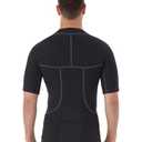 Hevto Men Wetsuit Tops and Vest 3/2mm Neoprene Jacket Surfing Swimming Front Zip Wet Suit for Water Sports (Medium)
