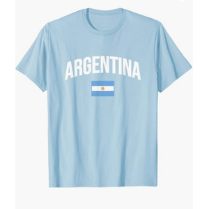 Argentina - Flag of Argentina - Throwback Design - Classic T-Shirt, Size Medium