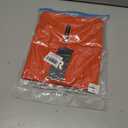 PrinStory Womens Sleeveless Textured Slim Tops Crewneck Knit Solid Summer Casual Shirts Pullover Tank Tops for Women (Orange, L)