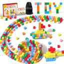 42PCS Magnetic Blocks, Montessori Toys Magnet Cubes, STEM Educational Sensory Magnetic Building Blocks for Todders Birthday Gifts