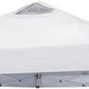 Ontheway 10x10 Replacement Canopy Top Cover, Pop Up Canopy Tent with Air Vent (White)