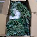 9 ft. Pre-Lit Snowy Artificial Christmas Tree Hinged Tree 11 Flash Modes with 780 Multi-Color Lights