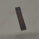 Bandletic Compatible with Garmin Fenix 8 51mm 7X 6X 5X Watch Band - 26mm Quick Fit Magnetic Silicone Strap for Fenix 7X 6X Pro/5X Plus/3/3 HR/Instinct 2X Solar 3 50mm /Enduro/Quatix/Tactix/Epix Pro 2 (Space Grey/Orange)