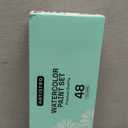 ARTISTRO Watercolor Paint Set Portable, Palette Set with Metallic Colors for Workbooks - Mini Travel Painting Kit for Artists, Professionals, Adults, Kids, Girls&Boys - Art Supplies, Christmas Gift