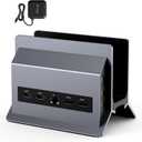 TobenONE Docking Station with Dual Monitor,4K@60Hz 2 HDMI,100W Power Supply, PD 3.0,6 USB, Gigabit Ethernet, Laptop Stand Vertically, for Windows, Chrome OS and More Space-Saving for Office/Home/Study