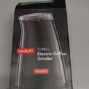 Bodum C-Mill Electric Blade Coffee and Spice Grinder, Stainless Steel Blade, Black (1.5 Oz (Pack of 1))