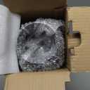 Mupera 3.5 Inch Inlet Exhaust Tip, 5" Outlet, 12" Long Powdercoat Black Exhaust Tips for Universal 3.5 Inch Outside Diameter Exhaust Tips, Tail Pipe Exhaust Tips 3.5" Inlet with Bolt-On