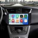 2+32G Car Stereo for Nissan Sentra 2012-2018 with Wireless with CarPlay Android Auto, Android 13 Radio Touchscreen Car Radio with Bluetooth GPS WiFi Backup Camera