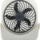 Treva 5-inch Pet Crate Fan for Cooling Dogs and Other Pets. 2 Cooling Speeds, Battery Powered