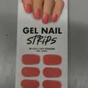 MOYOU LONDON Semi Cured Gel Nail Strips - 20 Pcs. Waterproof Gel Nail Wraps, Cures in Sunlight or UV/LED Lamp, Lasts Up to 2+ Weeks, Stretchable, Easy to Apply & Remove, Vegan & Cruelty-Free