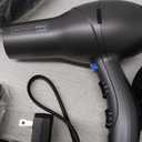 INFINITIPRO by CONAIR Hair Dryer with Diffuser | Salon Performance AC Motor Blow Dryer | Includes Diffuser, Concentrator and Bonus Blow-Out Brush | Grey 