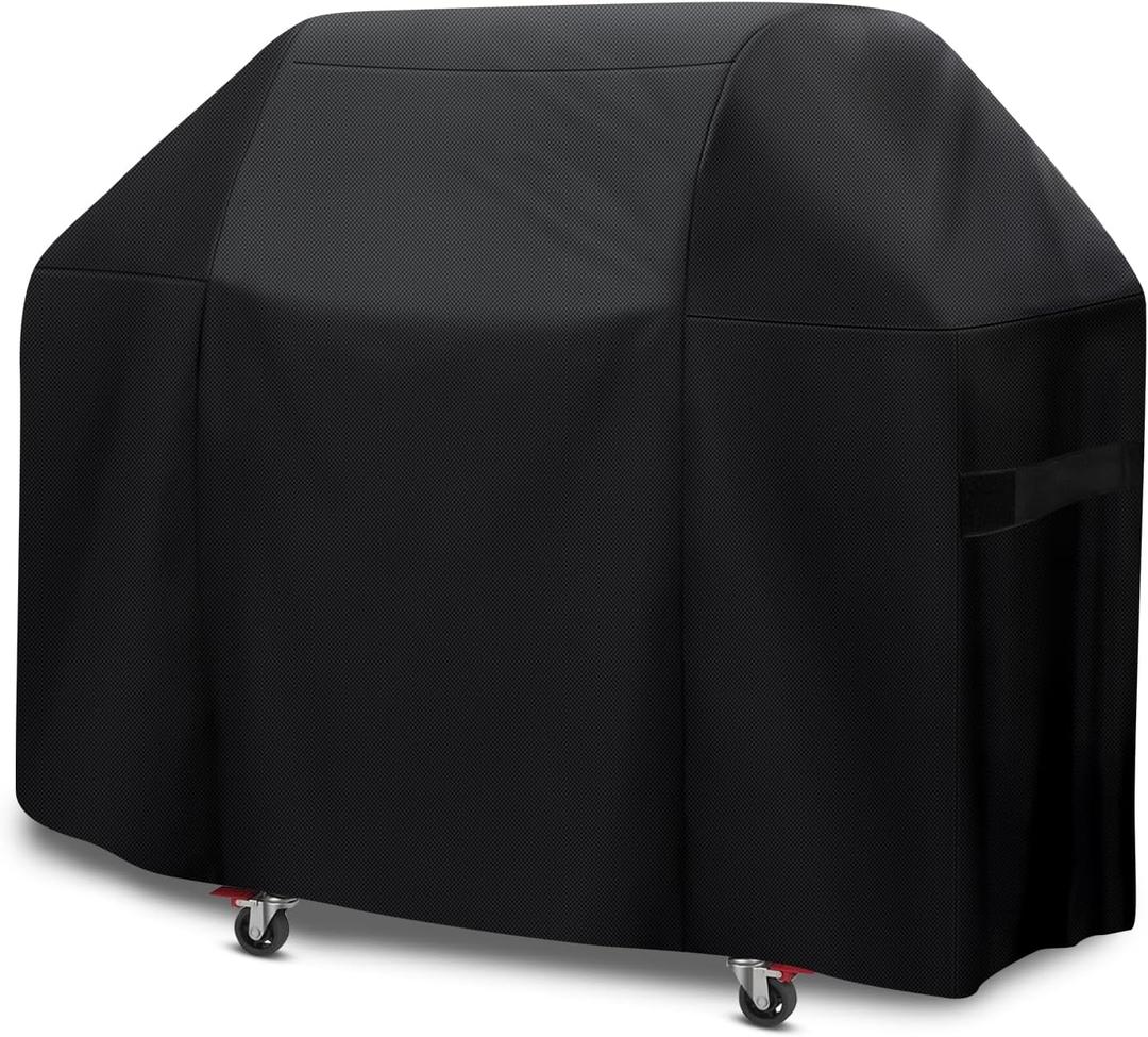 Grill Cover for Weber Genesis 300 Series, Grill Cover 60 Inch Water-Resistant Oxford Fabric, Barbecue Cover with Velcro