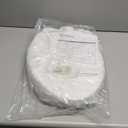 Delta Faucet Morgan Elongated Slow-Close White Toilet Seat with Non-Slip Seat Bumpers, White 811903-WH