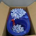 O-Cedar RinseClean Spin Mop & Bucket System + 2 Extra Mop Heads | Clean with Water | Removes 99% of Bacteria