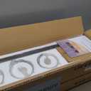 Espird Bathroom Vanity Light, 4 Light Matte Black Vanity Light with Clear Glass Shade, 30in Farmhouse Vanity Light, Bathroom Lighting Fixtures Over Mirror for Bathroom