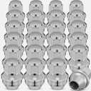 Orion Motor Tech M14x1.5 Lug Nuts, 13/16 Inch Hex Cone Seat Wheel Lug Nuts Compatible with Ford F150 Expedition Lincoln Navigator 20152020, Set of 24, Chrome