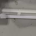 No Tools No Drill 1" Cordless Mini Blinds, Horizontal Light Filtering Blind, Vinyl Blinds for Indoor Windows 29.5" W x 36" H, White.