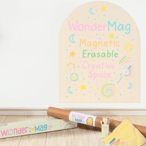 Magnetic Wall Decal for Kids  40 x 32 Magnet Wall Decal  Magnet Wall for Kids with 6 Washable Crayons & Holder  Mess-Free Drawing Surface  Magnetic Chalkboard Wall Sticker Magnetic Wall Decal for Kids  40 x 32 Magnet Wall Decal  Magnet Wall for Kids with 6 Washable Crayons & Holder  Mess-Free Drawing Surface  Magnetic Chalkboard Wall Sticker