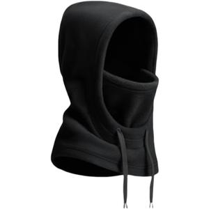 Balaclava Hood Ski Mask for Men Women Winter Scarf Face Masks Neck Head Cover Windproof Fleece Warmer Cold Weather Hat (Black)
