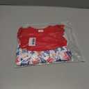 Guodeunh Infant Baby Girl Independence Day Outfit 4th of July Dress Ruffle Lace Romper Sleeveless Top Star Stripe Skirt+Headband (Red, 3-6 Months)