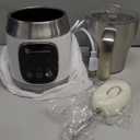 Maestri House Milk Frother, Variable Temp and Froth Thickness DualFro 600 Milk Frother Steamer, 21OZ Smart Touch Control Milk Warmer, Dishwasher Safe, Memory Function for Latte&Hot Chocolate (White): Home & Kitchen