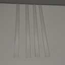Cabinet Hero 4-Pack 13/16" Thick, 18" Length Slimline Cabinet Edge Protector  Durable Slip-On Plastic Door & Drawer Edge Guard  Prevents Shelves for Wear, Bumps, Discoloration & Damage - Clear