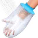 Asunby Waterproof Hand Cast Covers for Shower Adult Bath Watertight Wrist Wound Protector Resuable Bandage Sleeve Bags for Broken Hand, Wrist, Fingers, After Surgery Burns